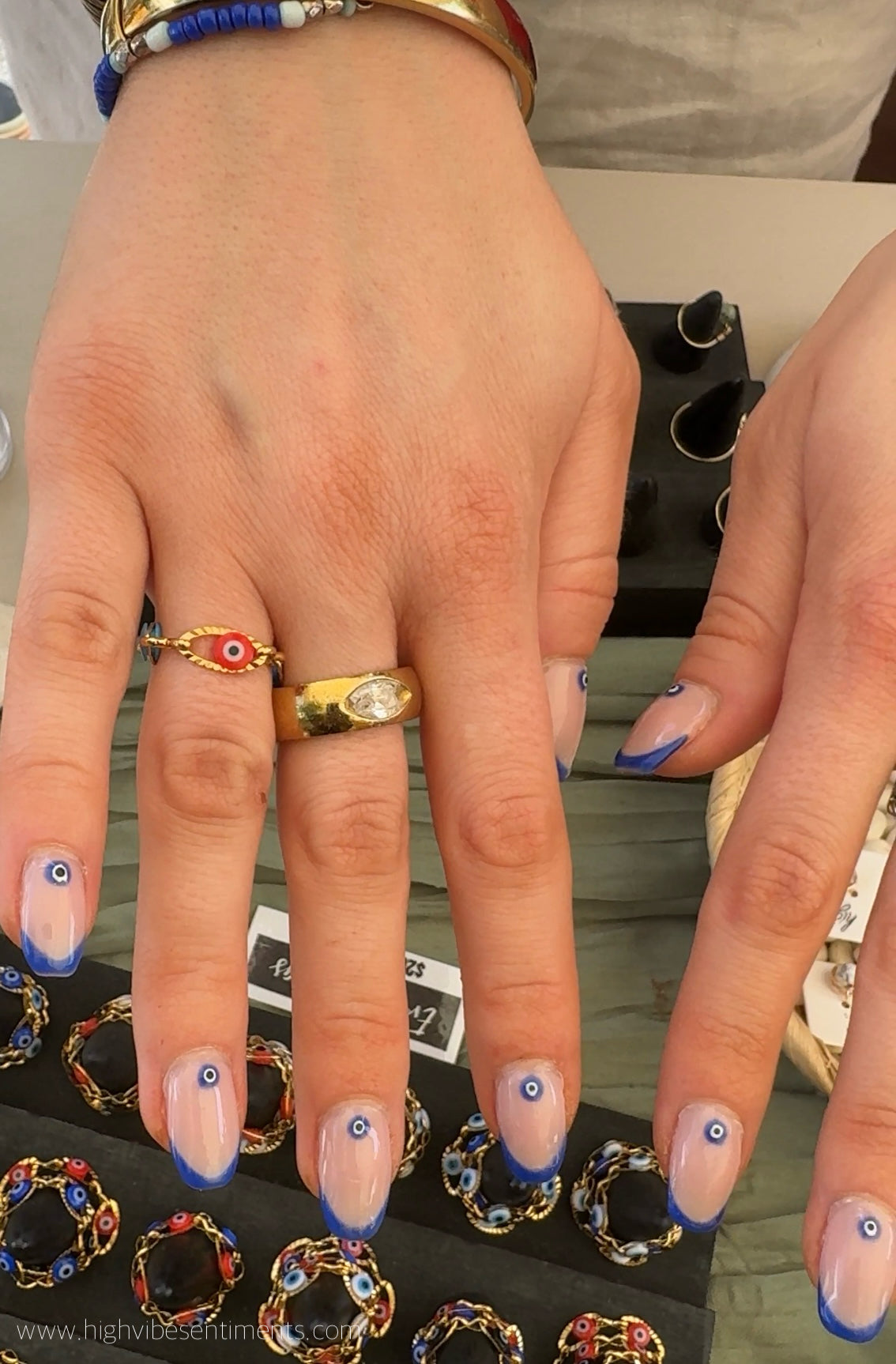 Evil Eye Chain Ring (styles vary)