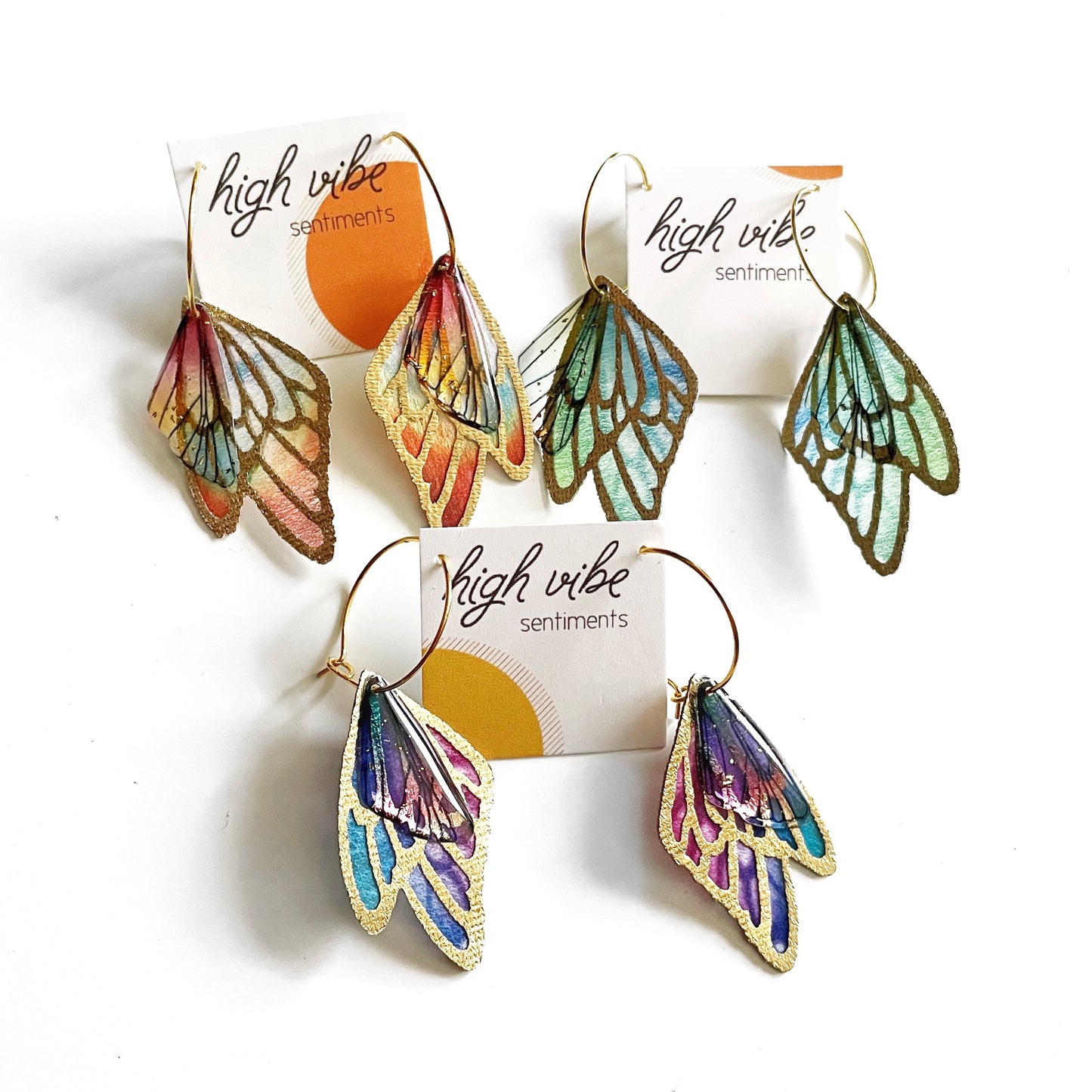 Vibrant Butterfly Dangles (options vary)