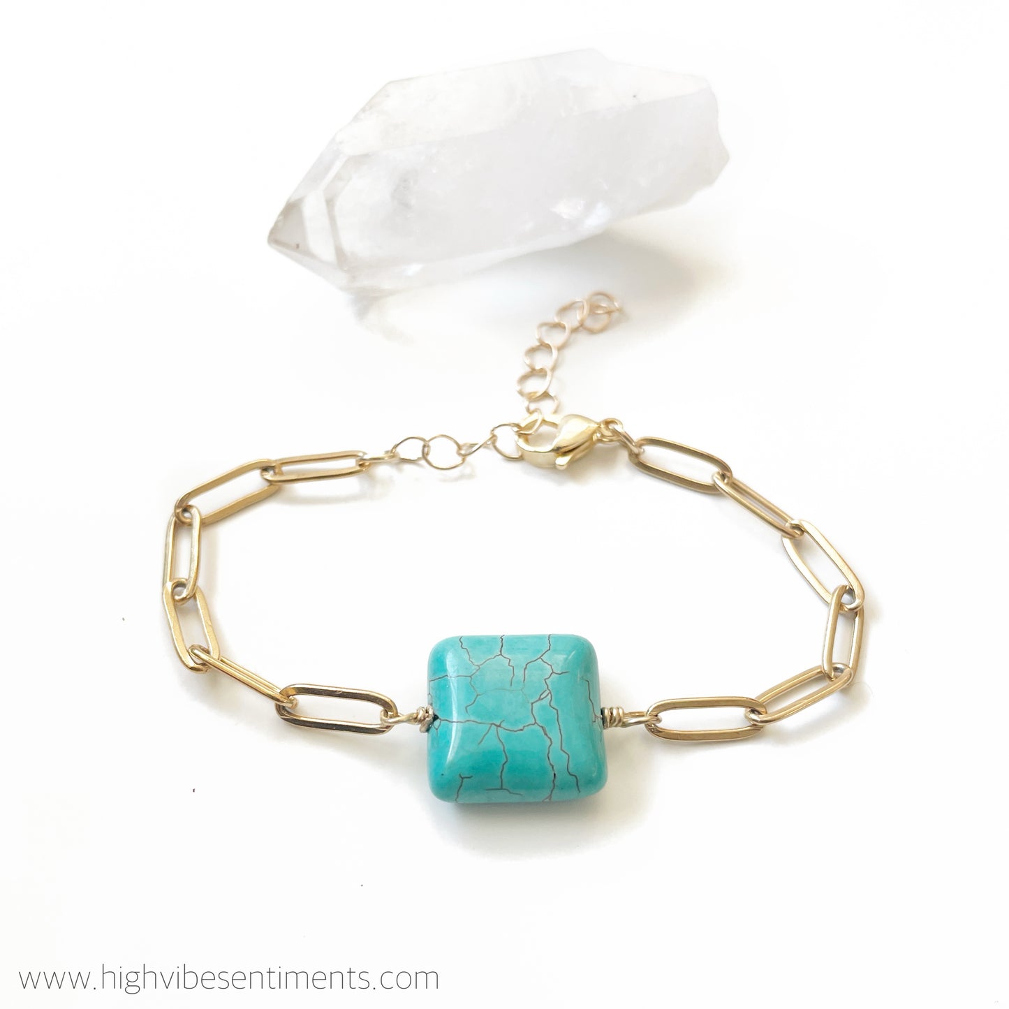 Blue Howlite Bracelet