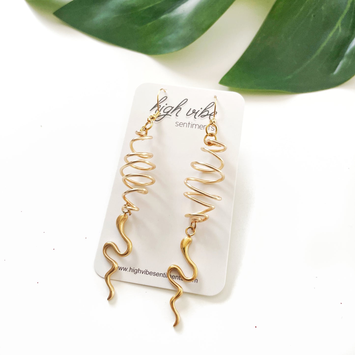 Spiral Snake Dangles