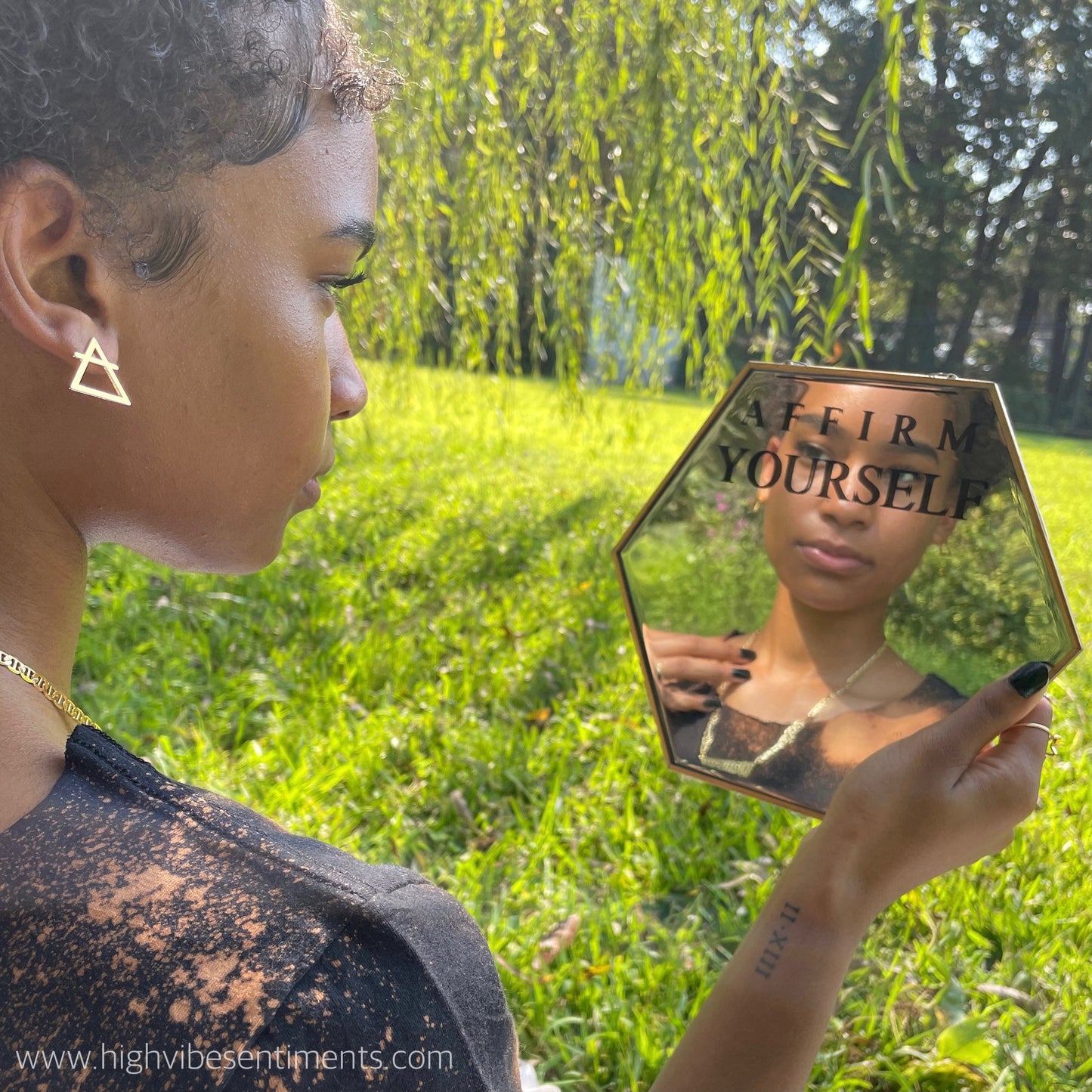 High Vibe Sentiments, Alchemy & The Elements Studs