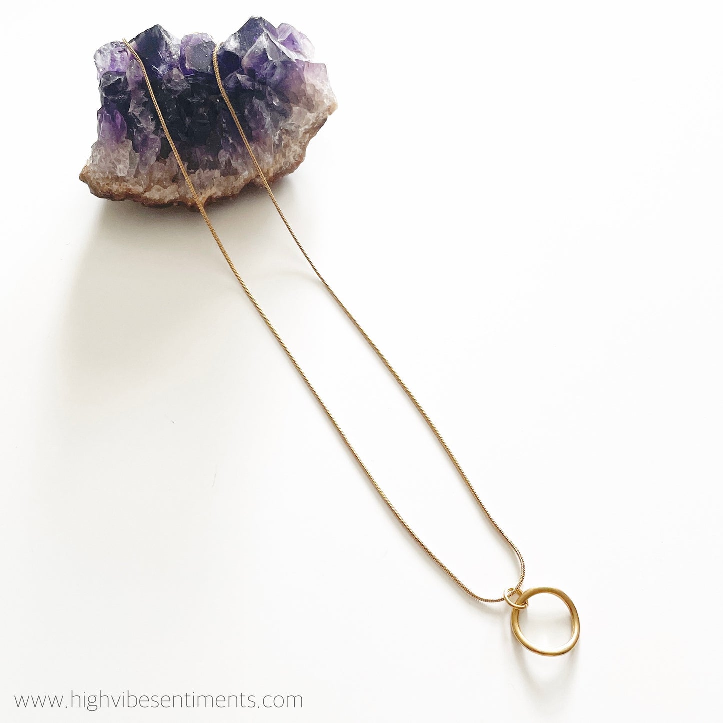 Sleek Circle Necklace