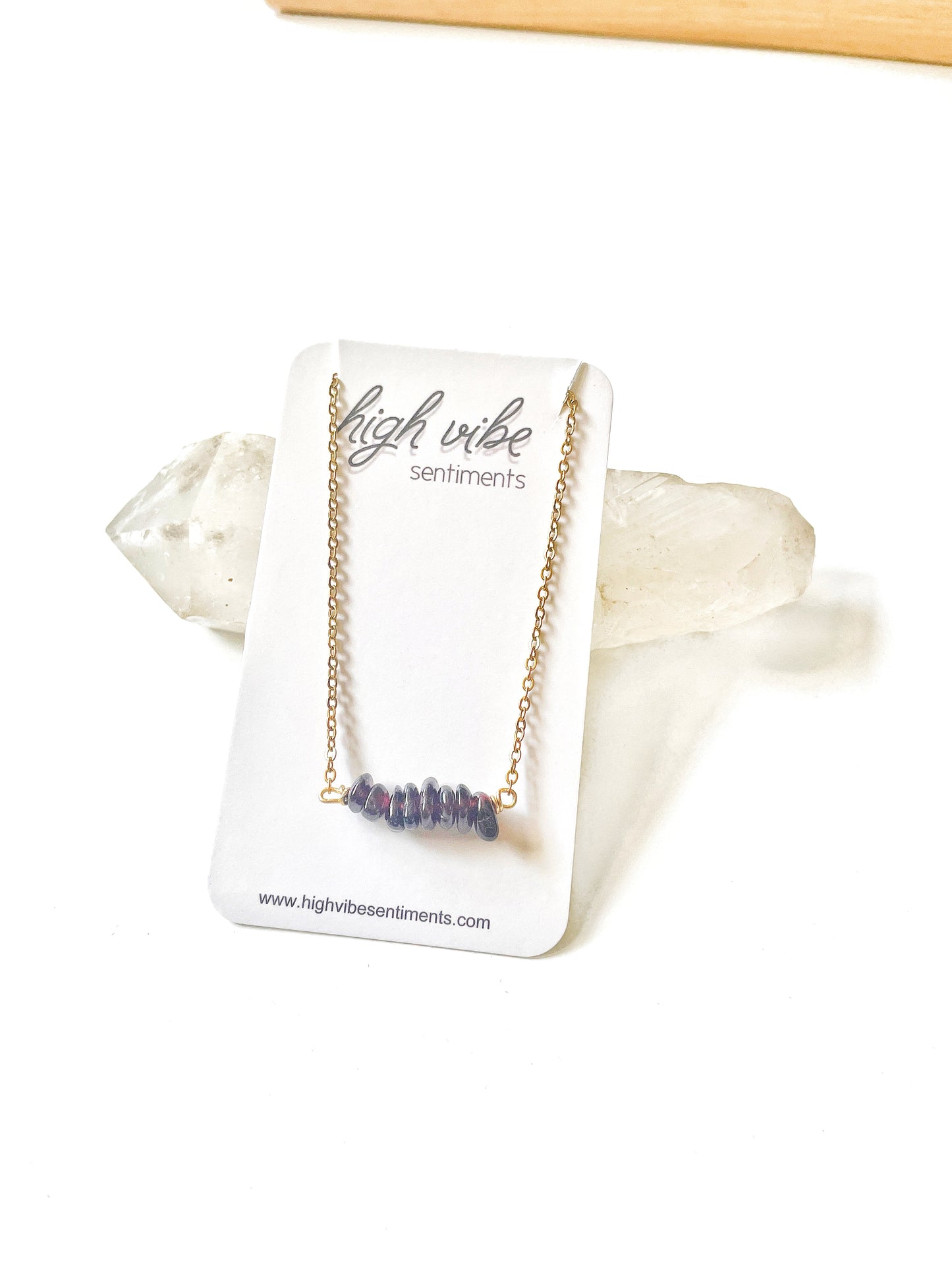 Crystal Chip Necklace (styles vary)