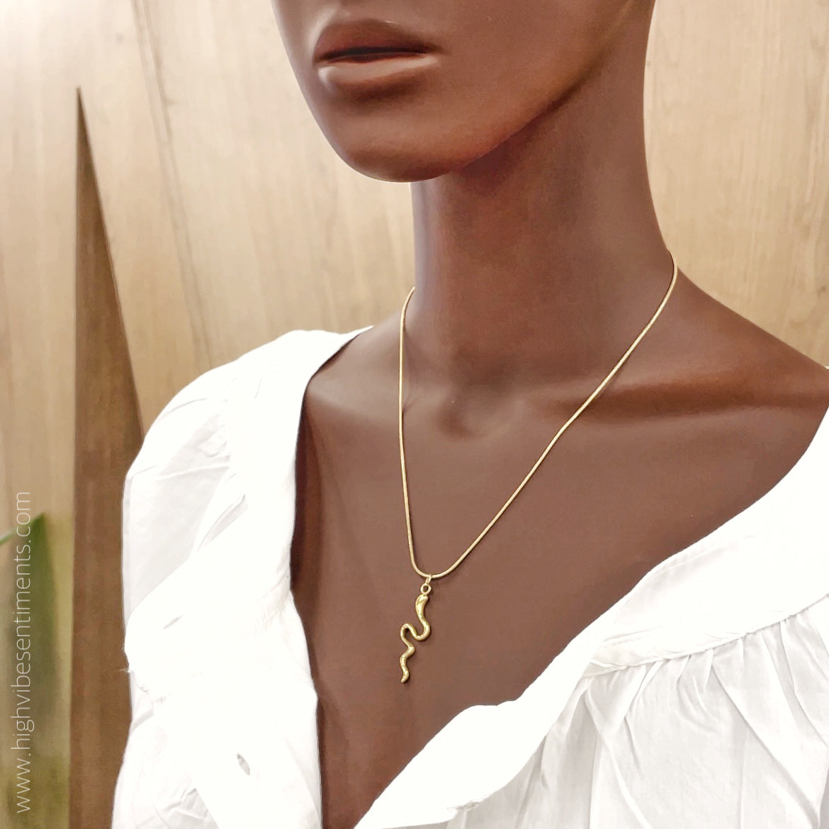 Sleek Snake Necklace