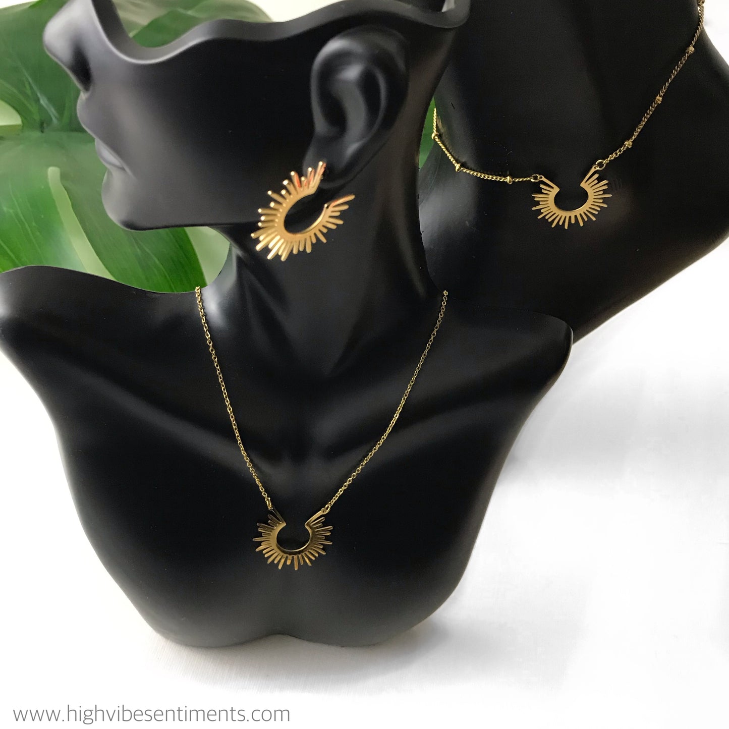 High Vibe Sentiments, Suns Ablaze Necklace