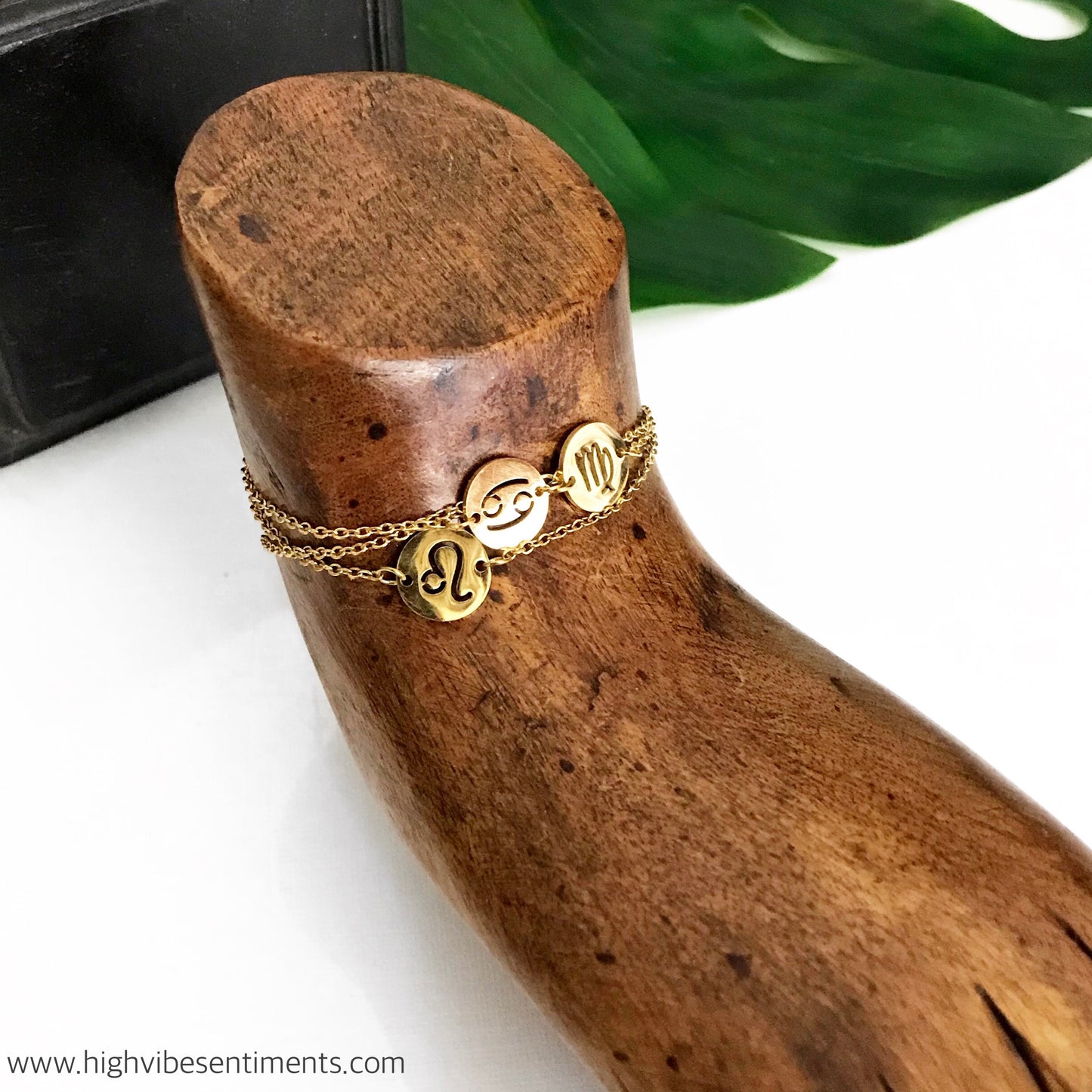 High Vibe Sentiments Zodiac Bracelets