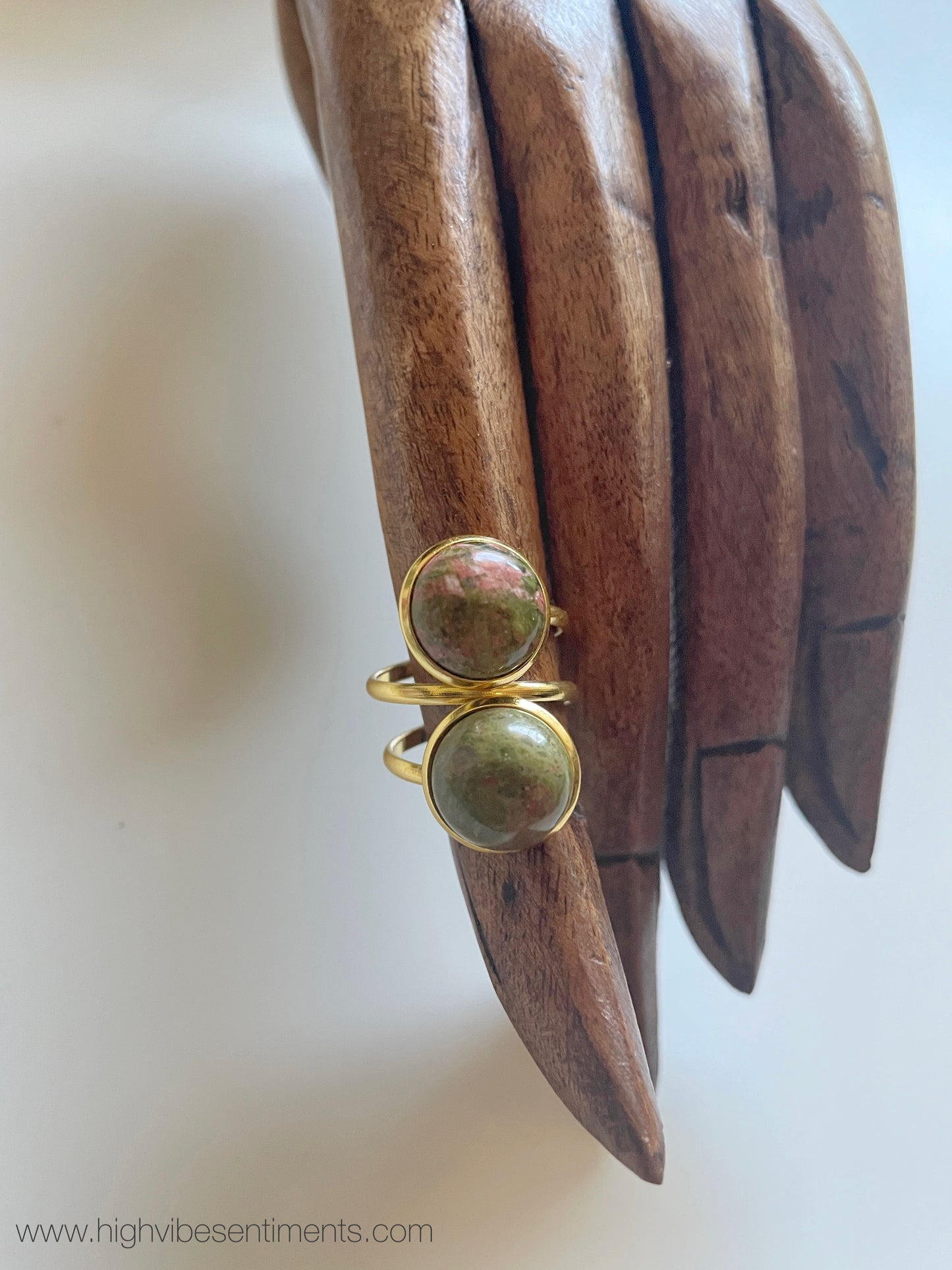 Double Cabochon Ring