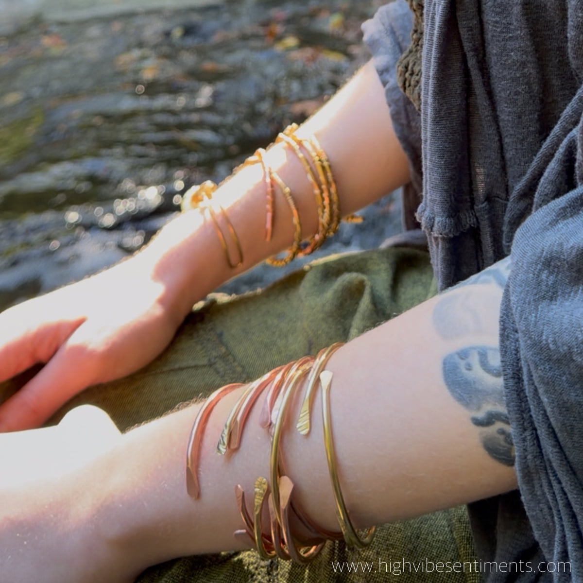Copper/Brass Bangles (10 gauge)