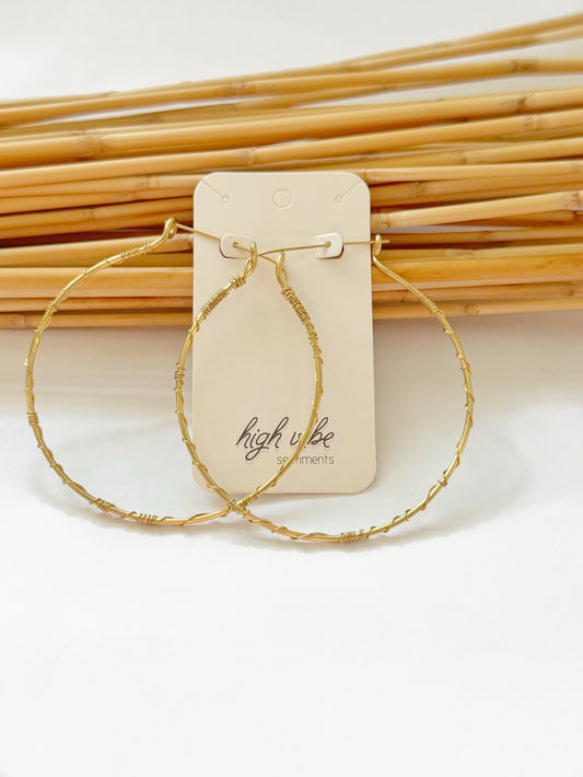 Brass Hoops (styles vary)