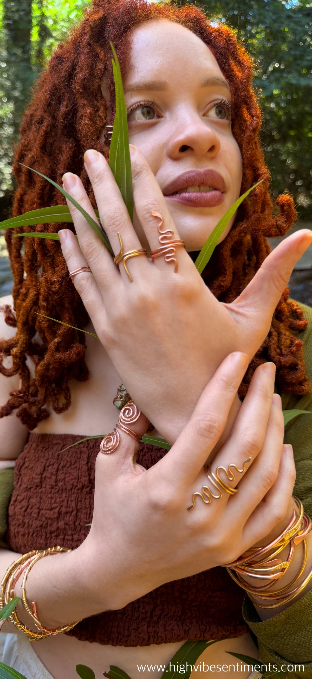 Chunky Wire Wrapped Rings (styles vary)