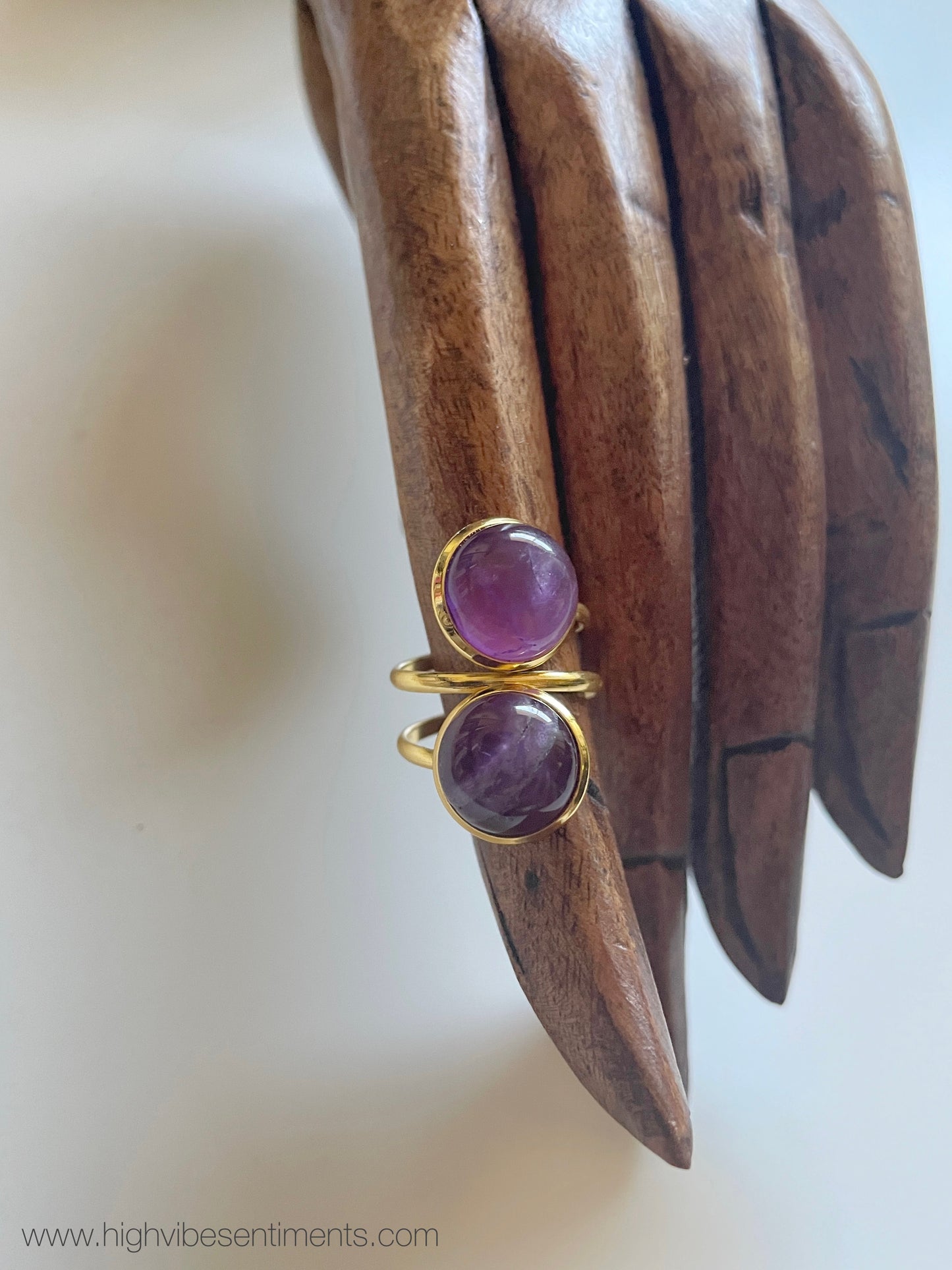 Double Cabochon Ring