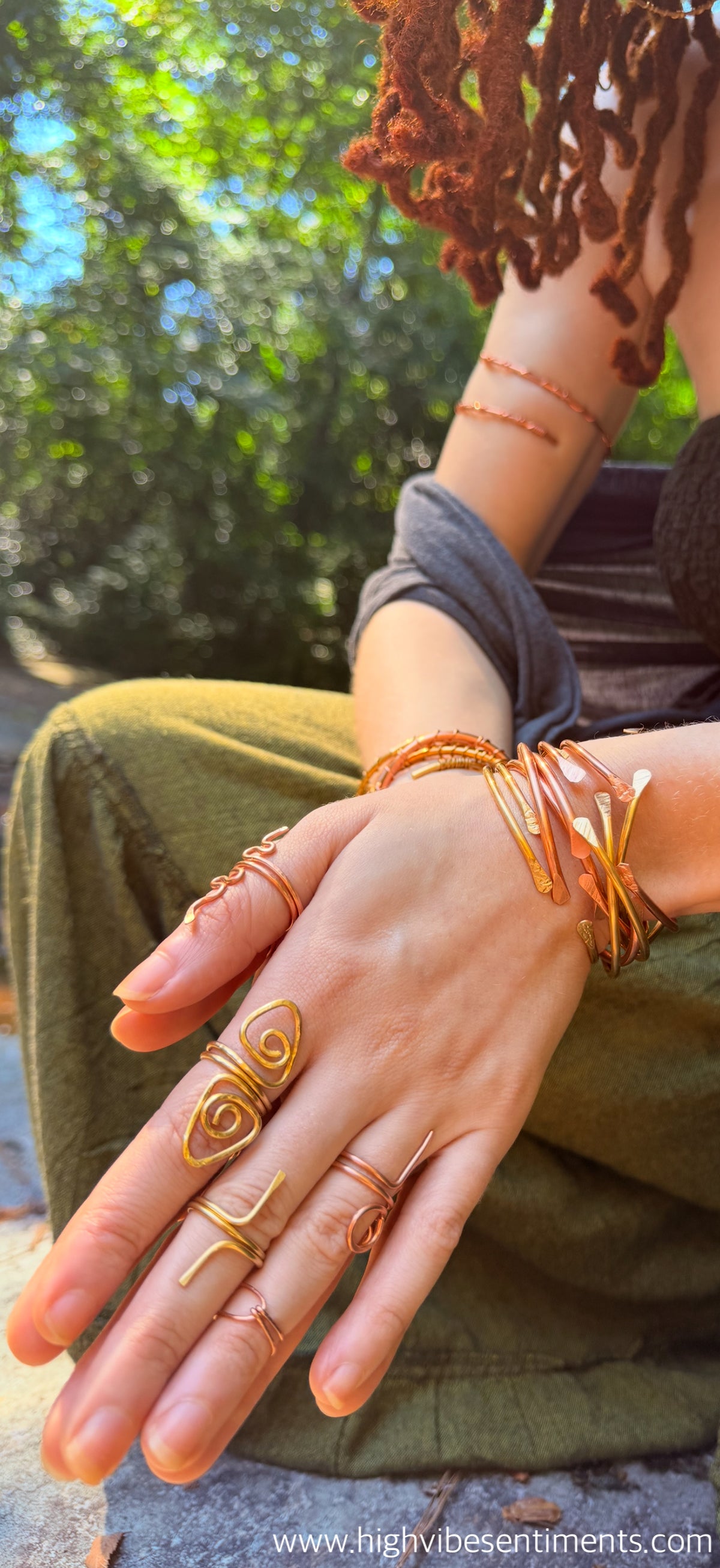 Chunky Wire Wrapped Rings (styles vary)