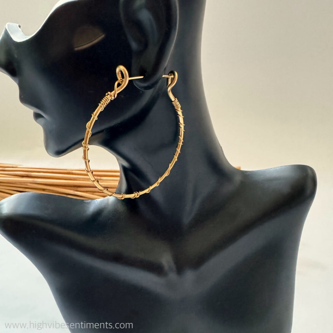 Brass Hoops (styles vary)