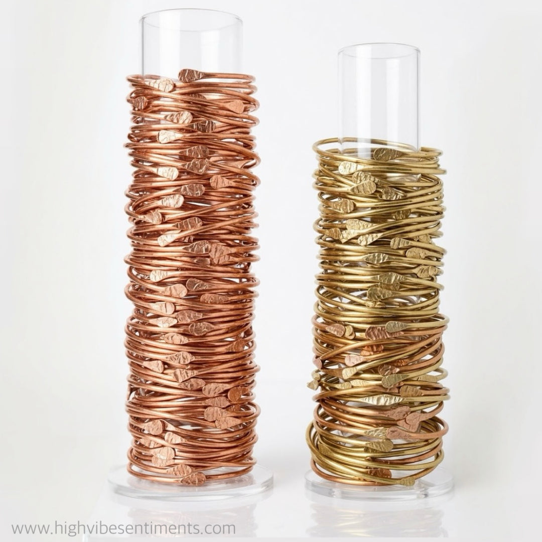 Copper Bangles (textured)