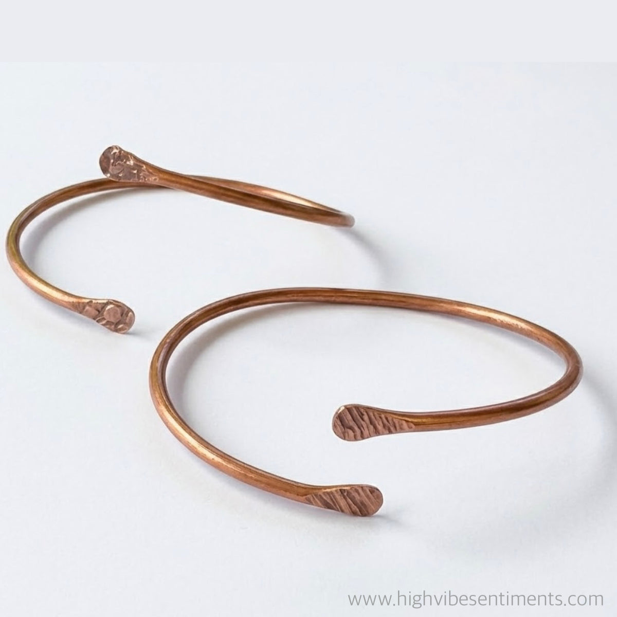 Copper + Brass Bangle (textured)