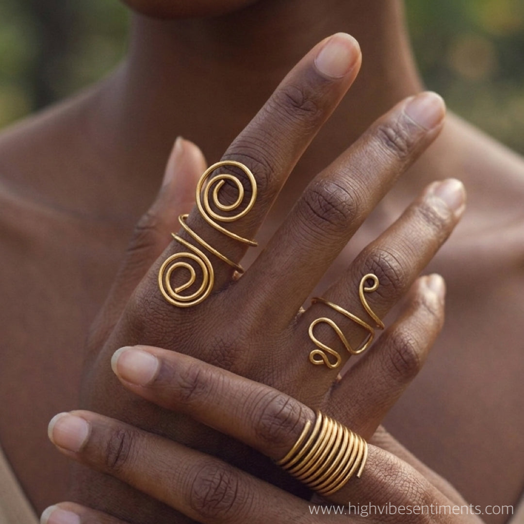 Stainless Steel Wrap Rings (styles vary)