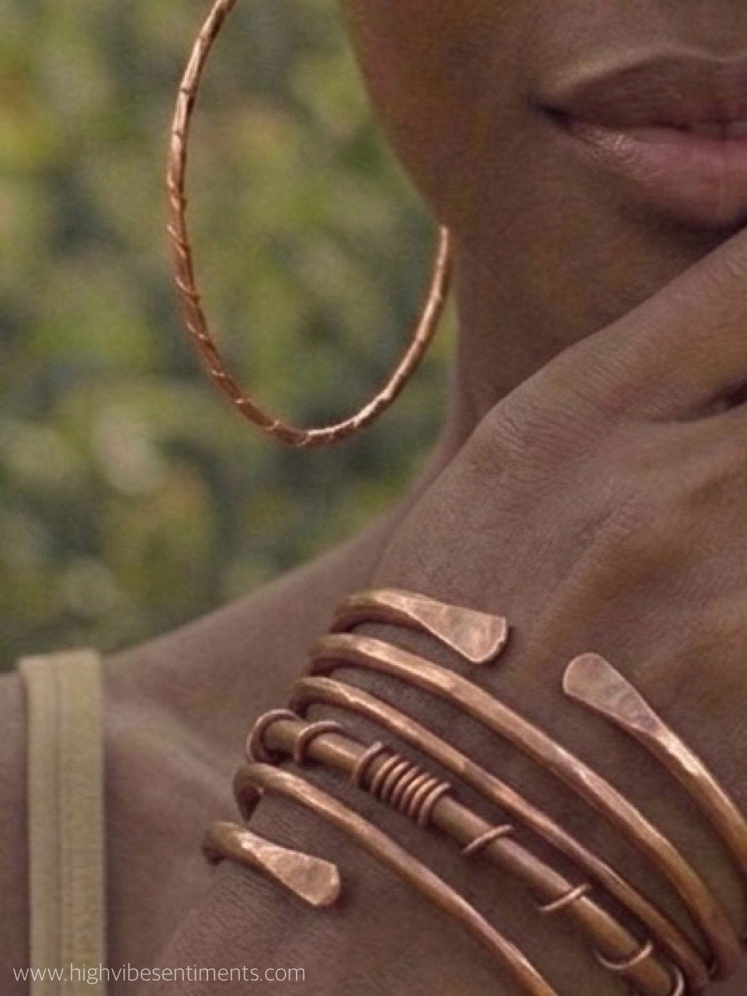 Wire Wrapped Bangles (Brass or Cooper)