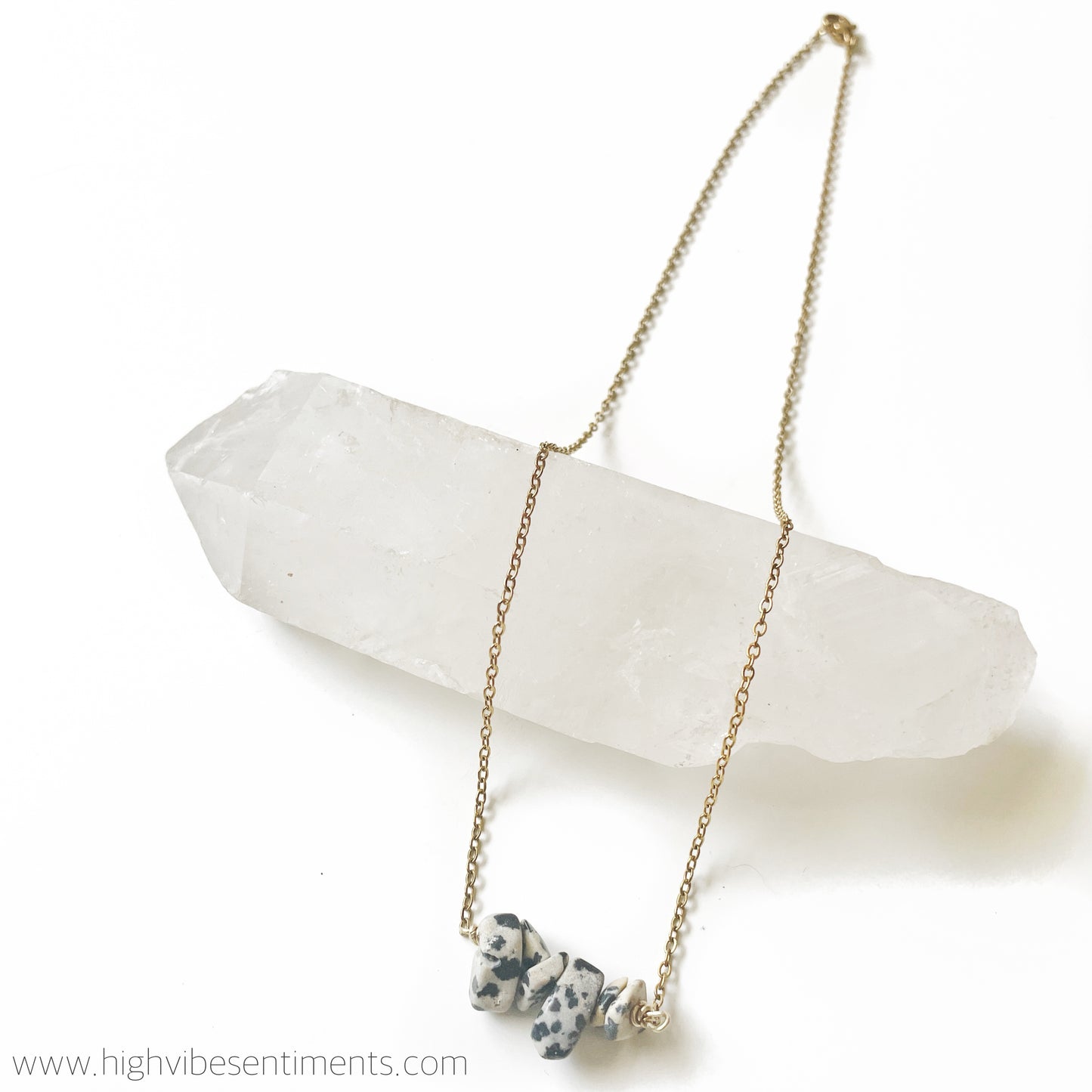 Crystal Chip Necklace (styles vary)