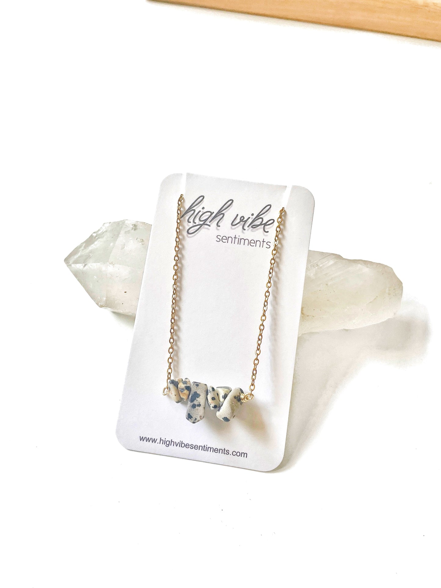 Crystal Chip Necklace (styles vary)