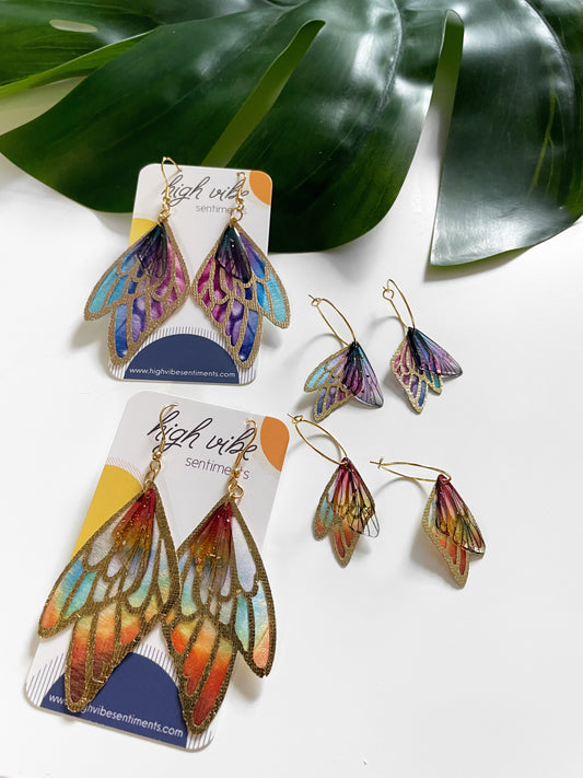 Vibrant Butterfly Dangles (options vary)