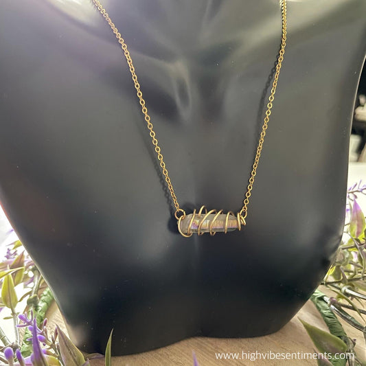 High Vibe Sentiments, "Somewhere over The Rainbow" Necklace