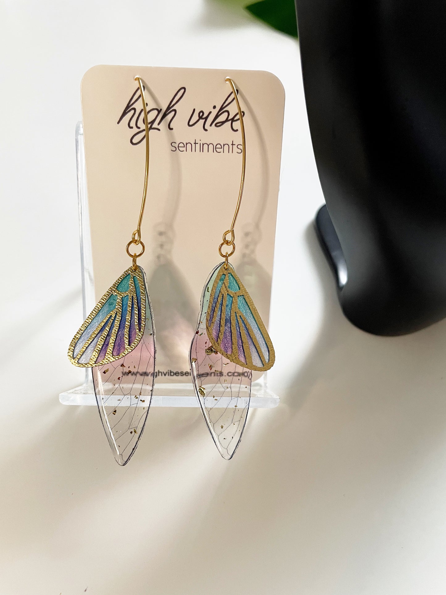 High Vibe Sentiments Fairy Dangles