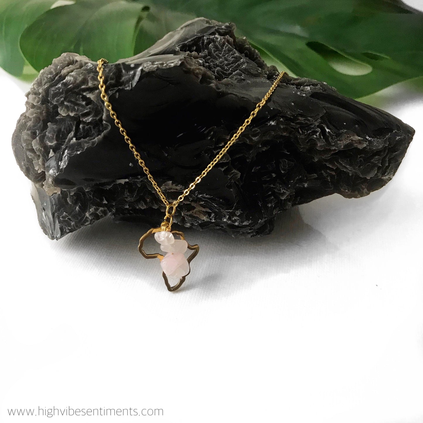 High Vibe Sentiments Love Mother Africa Necklace