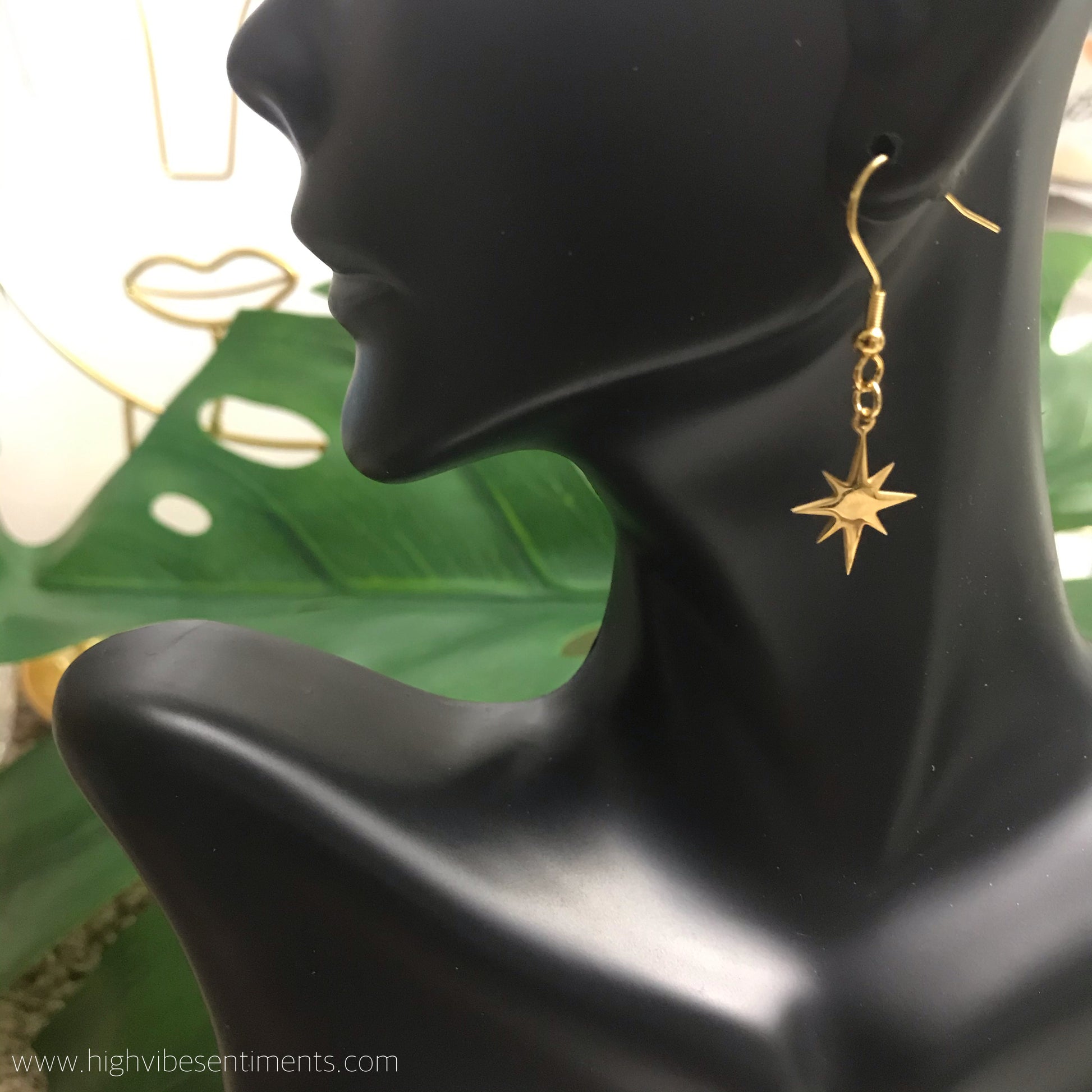 High Vibe Sentiments, Guiding Light Earrings