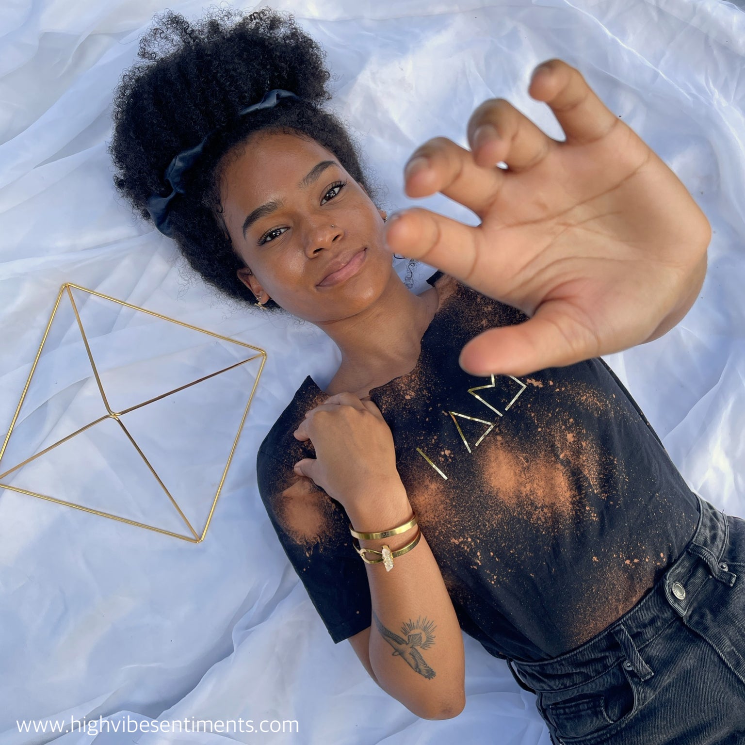 High Vibe Sentiments, "I AM" Tee