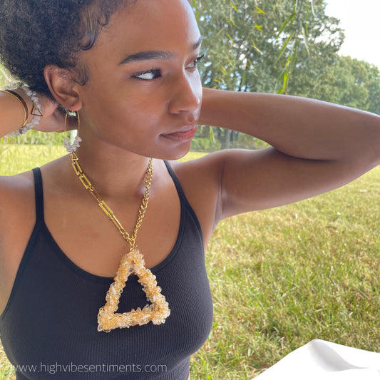 High Vibe Sentiments Mega “Ascend” Necklace