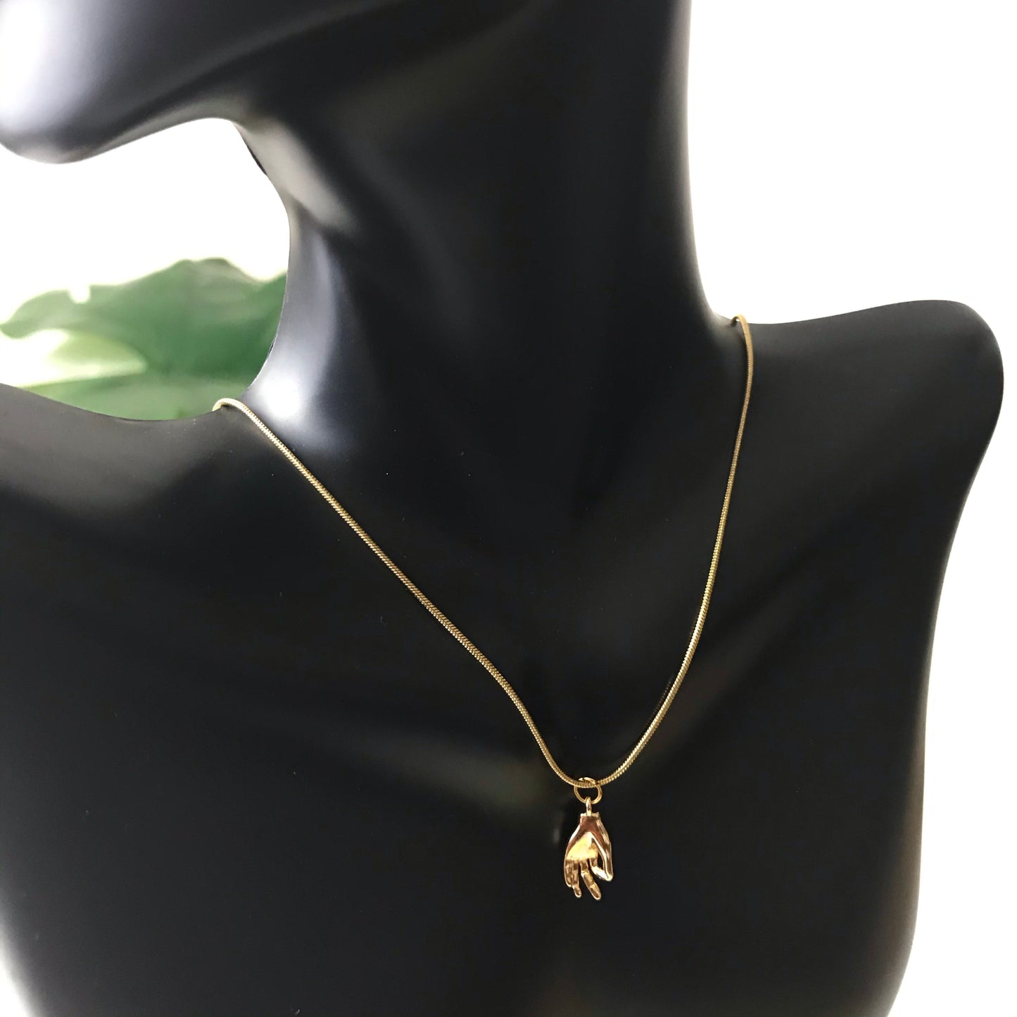 High Vibe Sentiments Elegant Everyday Gyan Mudra Necklace