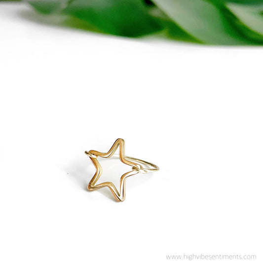 High Vibe Sentiments Stardust Ring