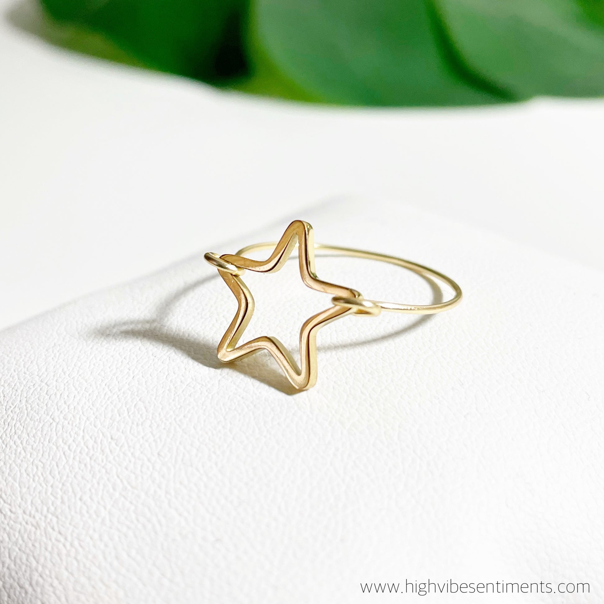 High Vibe Sentiments Stardust Ring