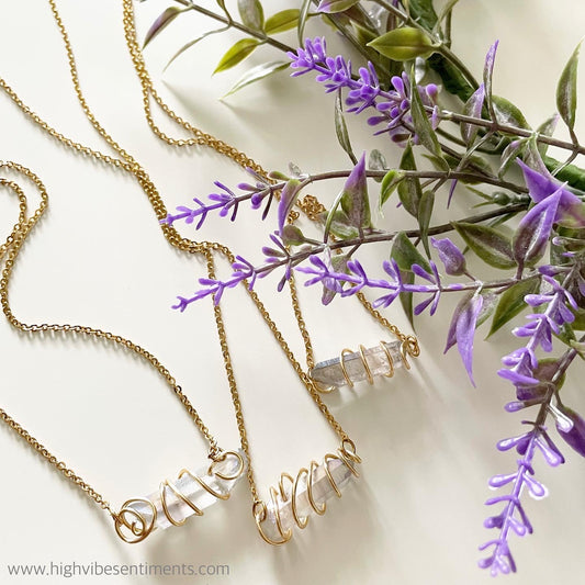 High Vibe Sentiments, "Somewhere over The Rainbow" Necklace