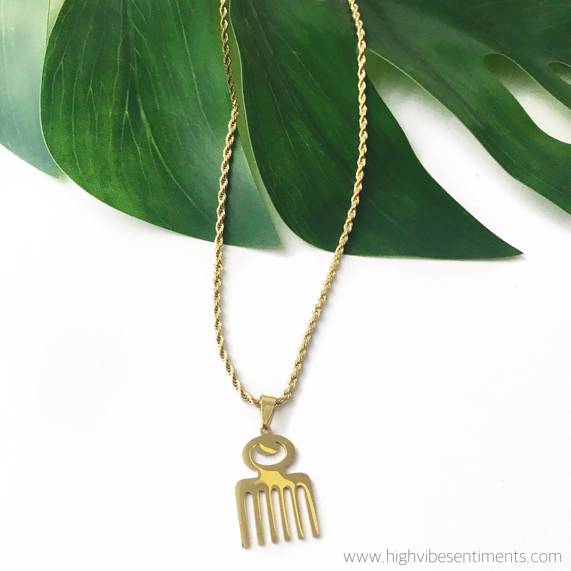 High Vibe Sentiments, Duafe Necklace