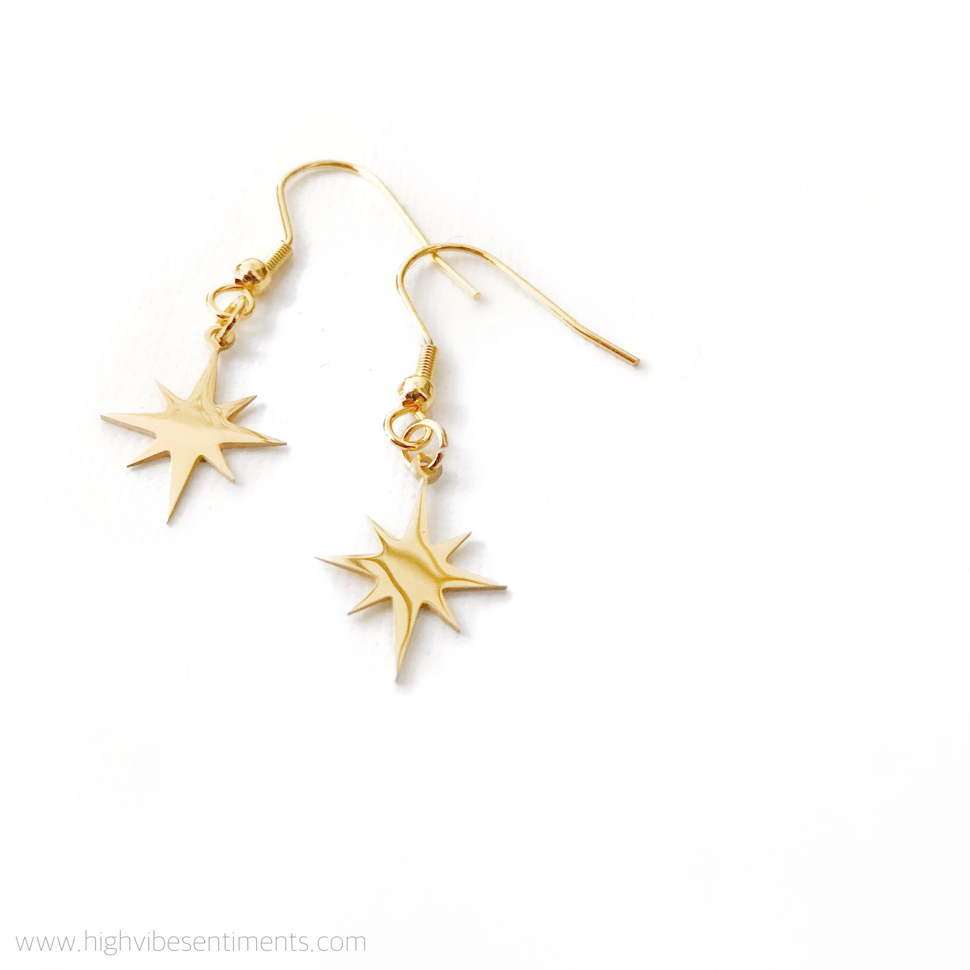 High Vibe Sentiments, Guiding Light Earrings