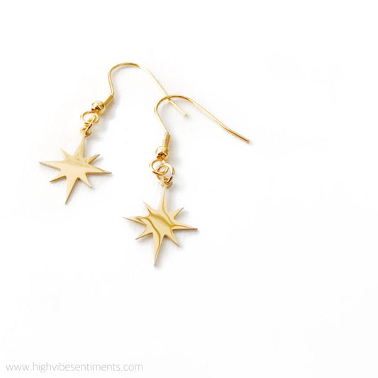 High Vibe Sentiments, Guiding Light Earrings