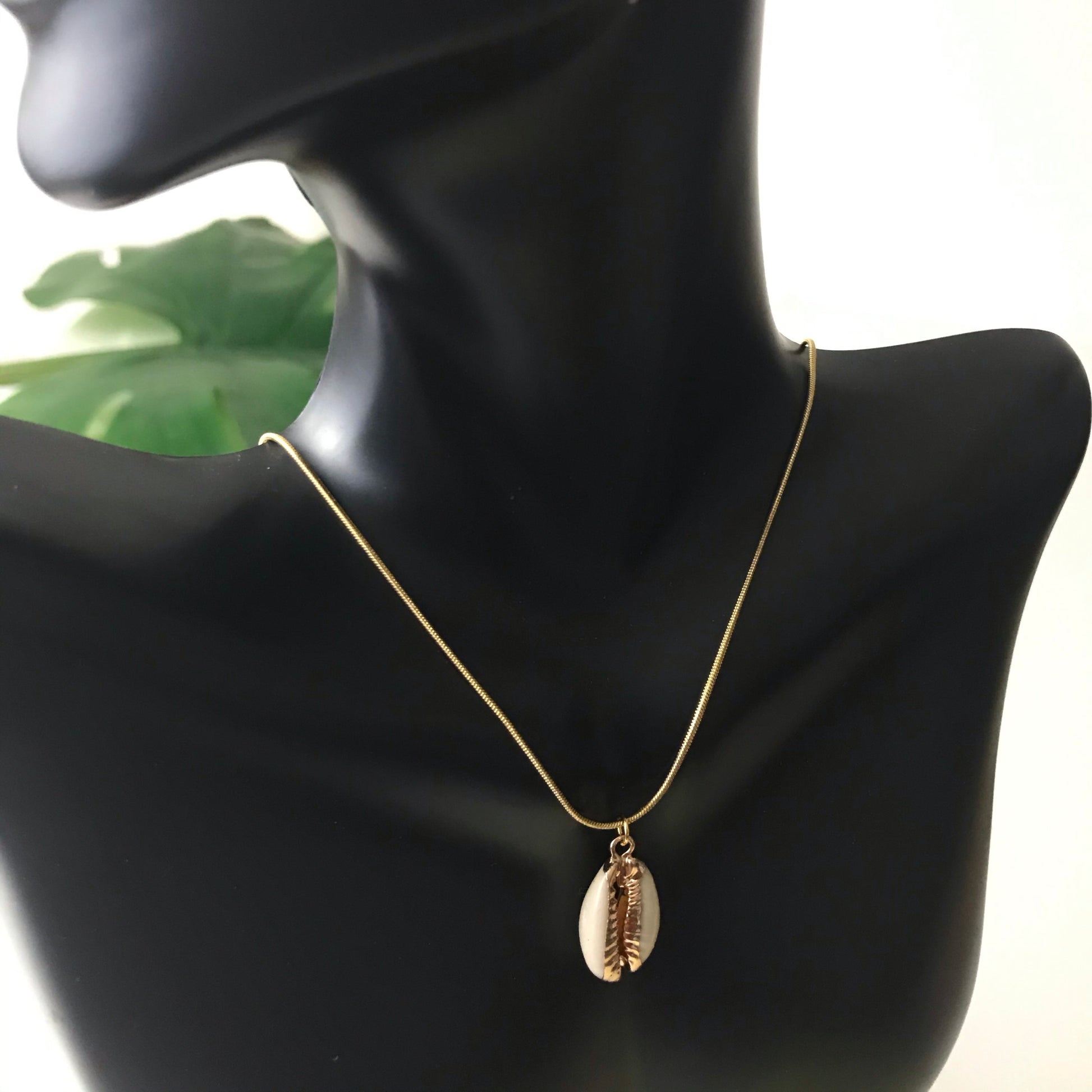 High Vibe Sentiments Elegant Everyday Cowrie Necklace