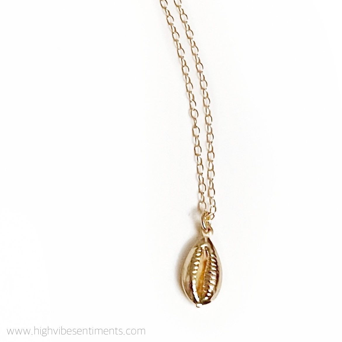 High Vibe Sentiments, For Keeps Cowrie Necklace