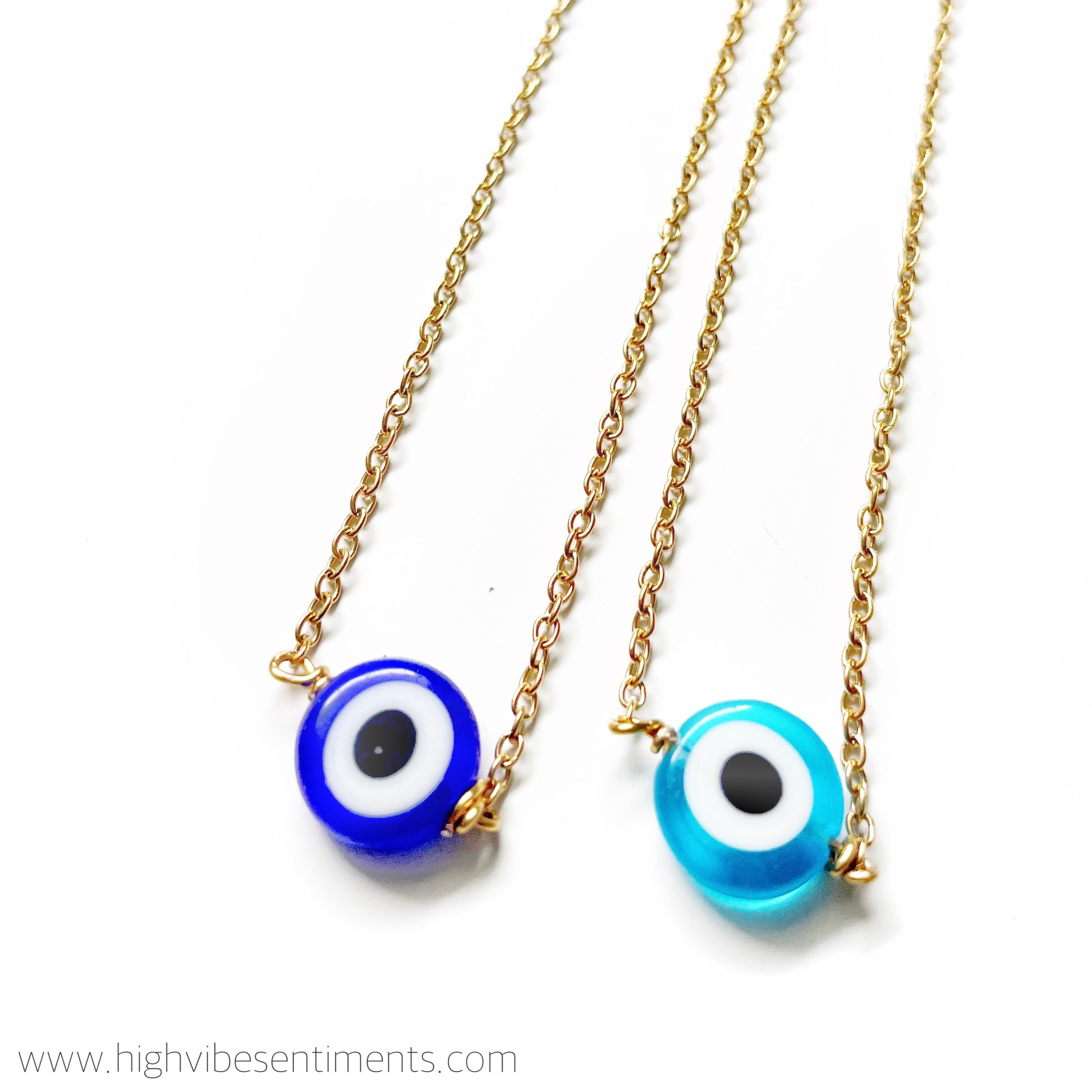 High Vibe Sentiments Evil Eye Choker